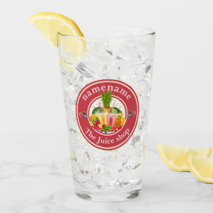 Cold Pressed Juice Smoothies Obstshop Logo Glas