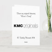 Cold Rat mit Valentinstag-Karte Feiertagskarte (Rückseite)