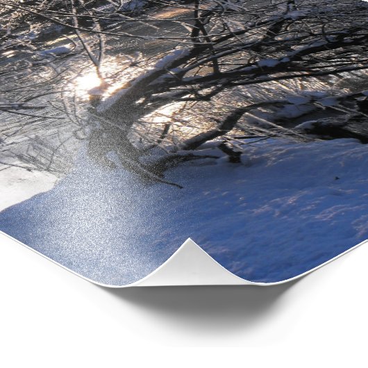 Cold River Fotodruck (Ecke)