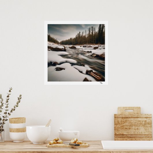 Cold River Poster (Küche)