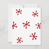 Cold Snow Warm Mittens Einladung (Rückseite)