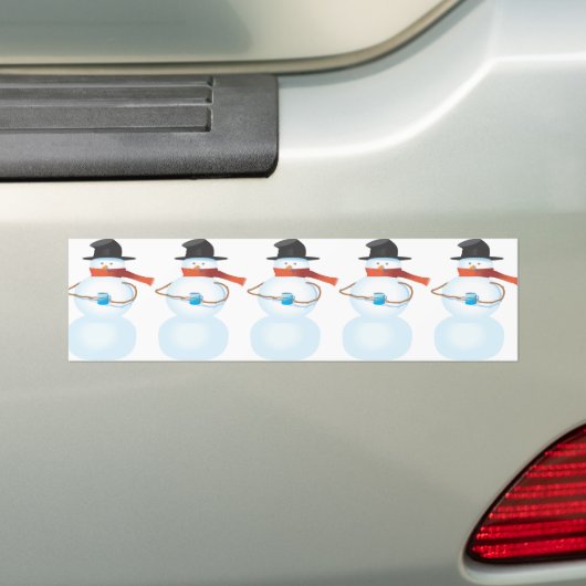 Cold Snowman Autoaufkleber (Auf Auto)