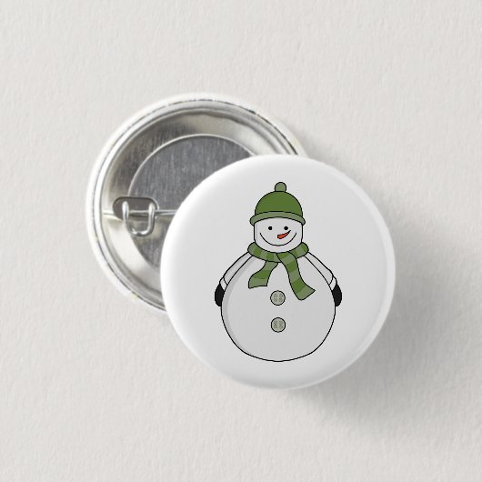 Cold Snowman Button (Vorne & Hinten)