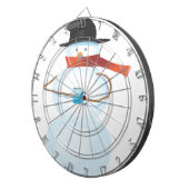 Cold Snowman Dartscheibe (Vorderseite rechts)