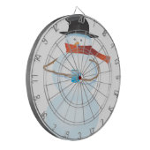 Cold Snowman Dartscheibe (Vorderseite Links)