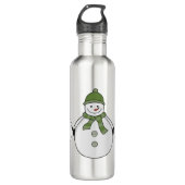Cold Snowman Edelstahlflasche (Vorderseite)