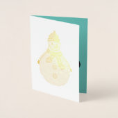 Cold Snowman Folienkarte (Vorderseite)