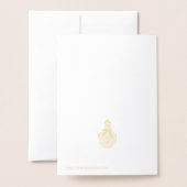 Cold Snowman Folienkarte (Rückseite mit Umschlag)