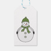 Cold Snowman Geschenkanhänger (Rückseite)