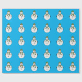 Cold Snowman Geschenkpapier (Flach)
