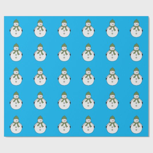 Cold Snowman Geschenkpapier (Flach)