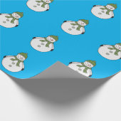 Cold Snowman Geschenkpapier (Ecke)