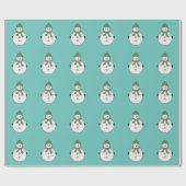 Cold Snowman Geschenkpapier (Flach)