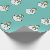 Cold Snowman Geschenkpapier (Ecke)