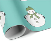 Cold Snowman Geschenkpapier (Rolleneckpunkt)