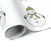 Cold Snowman Geschenkpapier (Rolleneckpunkt)