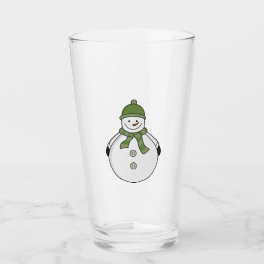 Cold Snowman Glas (Vorderseite)