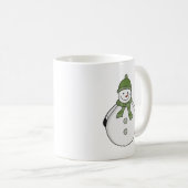 Cold Snowman Kaffeetasse (VorderseiteRechts)
