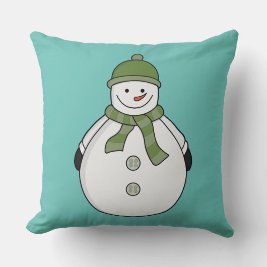 Cold Snowman Kissen (Vorderseite)