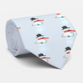 Cold Snowman Krawatte (Gerollt)