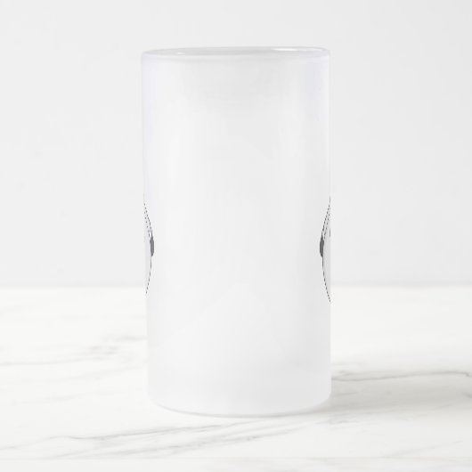 Cold Snowman Mattglas Bierglas (Mittel)