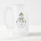 Cold Snowman Mattglas Bierglas (Links)