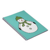 Cold Snowman Notizblock (Rechte Seite)