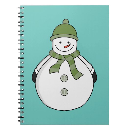 Cold Snowman Notizblock (Vorderseite)