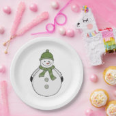 Cold Snowman Pappteller (Party)