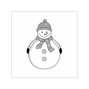 Cold Snowman Permastempel