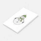 Cold Snowman Post-it Klebezettel (angewinkelt)