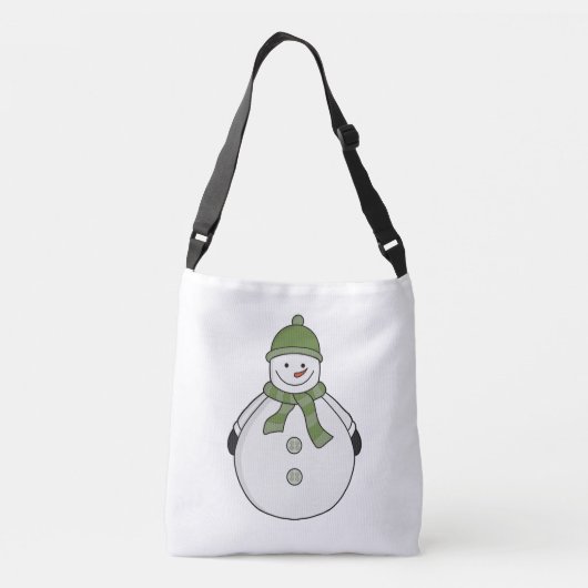 Cold Snowman Tragetaschen Mit Langen Trägern (Rückseite)