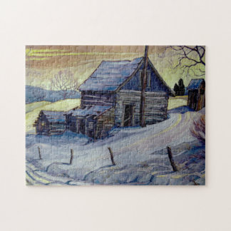 "Cold Spring's Sunset" von Charlie Rapsky Puzzle
