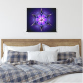 Cold Starlight Canvas Print Leinwanddruck (Insitu (Schlafzimmer))