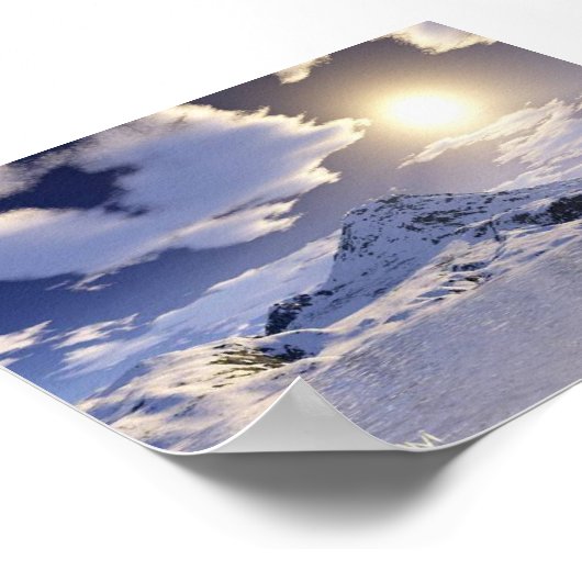 Cold Sun Poster (Ecke)