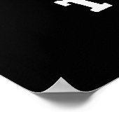 Cold Turkey Funny Animal Pub Dark BG Poster (Ecke)