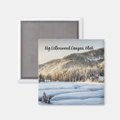 Cold Utah Erinnerungen Magnet (Vorderseite/Rückseite)