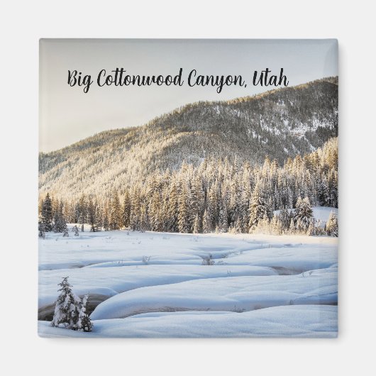 Cold Utah Erinnerungen Magnet (Vorne)