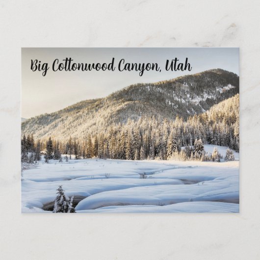 Cold Utah Erinnerungen Postkarte (Vorderseite)