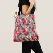 Cold Warm Watercolor Floral Geometric Tasche (Von Nahem)