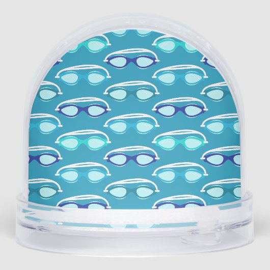 Cold Water Swimmer Swimming Number 1 Schneekugeln (Rückseite)