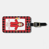 Cold Weather Alaskan Funny Snow Sprichwort für Ihn Gepäckanhänger (Vorderseite horizontal)