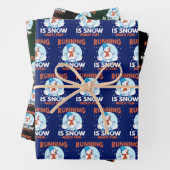 Cold Weather Runner - Running ist schneesicher Spa Geschenkpapier Set (Beispiel)