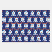 Cold Weather Runner - Running ist schneesicher Spa Geschenkpapier Set (Vorderseite)