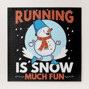 Cold Weather Runner - Running ist schneesicher Spa Puzzle