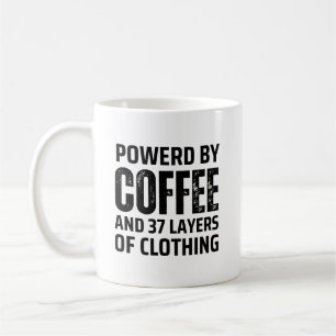 Cold Weather Vibes Tasse, Kaffee und Wetter Kaffeetasse