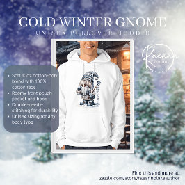 Cold Winter Gnome Unisex Pullover Hoodie
