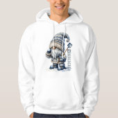 Cold Winter Gnome Unisex Pullover Hoodie (Vorderseite)