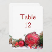 Cold Winter Gold Ribbon-Feiertagskarte Einladung (Vorne/Hinten)