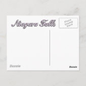 Cold Winter Mist in Niagara Falls Postkarte (Rückseite)